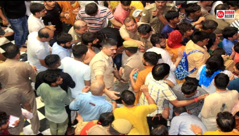 Accident during Mangala Aarti at Banke Bihari Temple