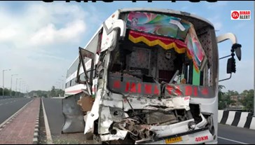 Bus going from Patna to Champaran crashes, driver killed, many passengers injured