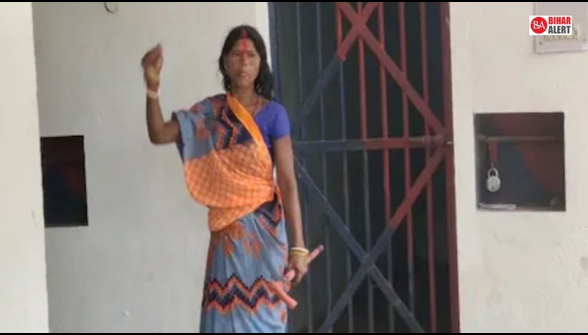 The woman, who told herself as Durga, reached the police station to rescue her drunken husband,