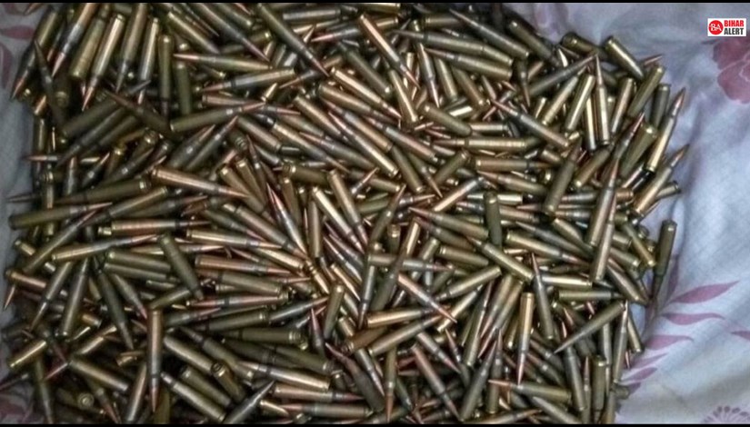 2 thousand rounds of bullets recovered from sand mafia of Patna area