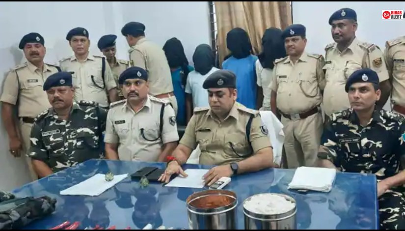 Bihar Police arrested 4 members of Naxalite organization PLFI