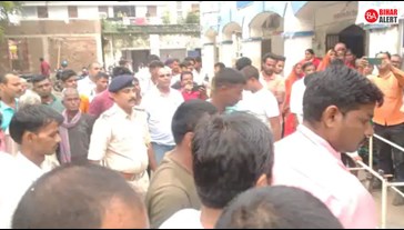 Firing on the police who was catching the liquor businessman