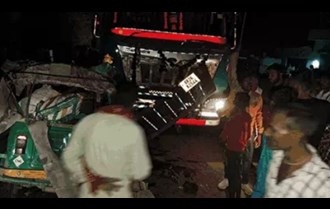 5 killed in road accident in Arwal, collision between truck and auto