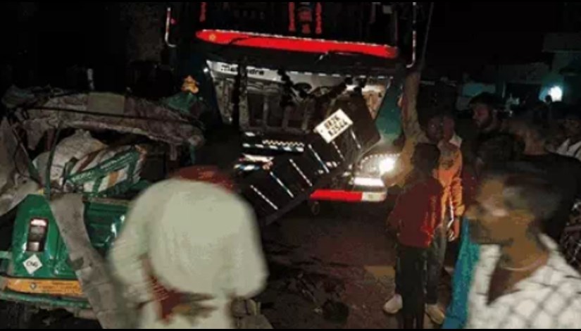 5 killed in road accident in Arwal, collision between truck and auto