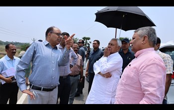 BIHAR NEWS CM Nitish Kumar visited Patna and inspected the under construction road-ROB