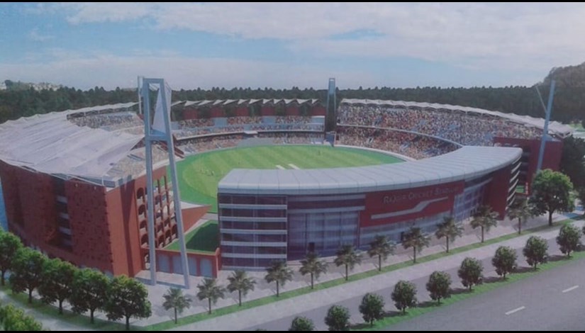 Bihar News rajgir Red soil was ordered from Maharashtra for the cricket stadium being built in Rajgir